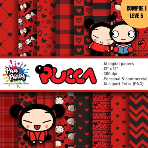 Arquivo Digital Pucca e Garu Dia dos Namorados -3598