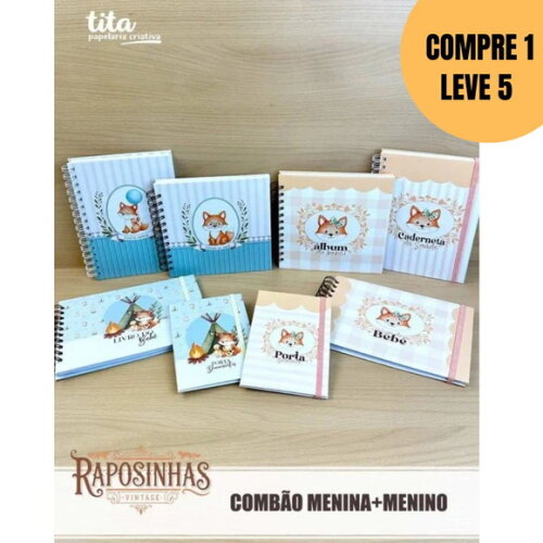 Arquivo Digital Raposinhas Encadernação Menino & Menina-5400