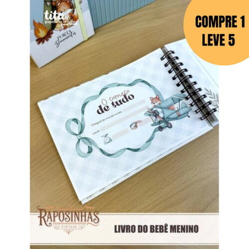 Arquivo Digital Raposinhas Encadernação Menino & Menina-5400