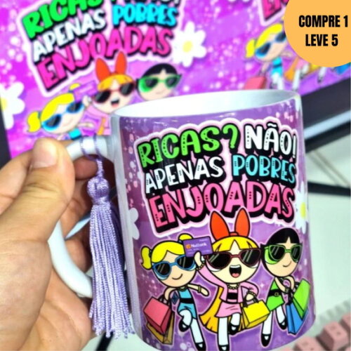 Arquivo Digital Ricas? Não Arte para Canecas -3165