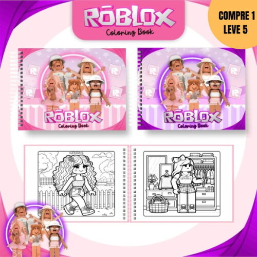 Arquivo Digital Roblox Menina Livros de Colorir -3361