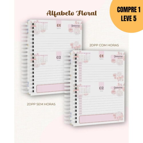 Arquivo Digital Rosa 2 Alfabeto Floral 2026 -6278