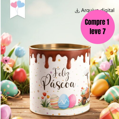 Arquivo Digital Rótulo Tubolata Páscoa - 6532
