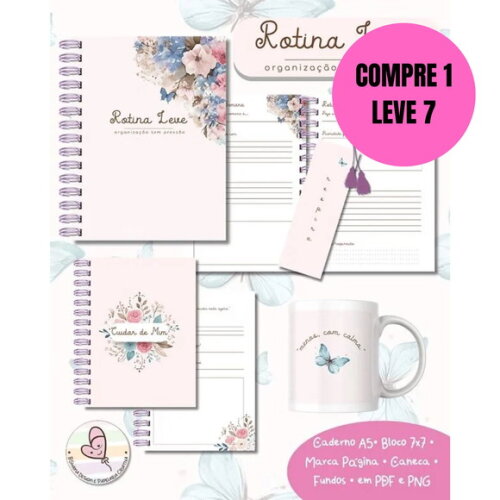 Arquivo Digital Rotina Leve Organização sem Pressão -6364