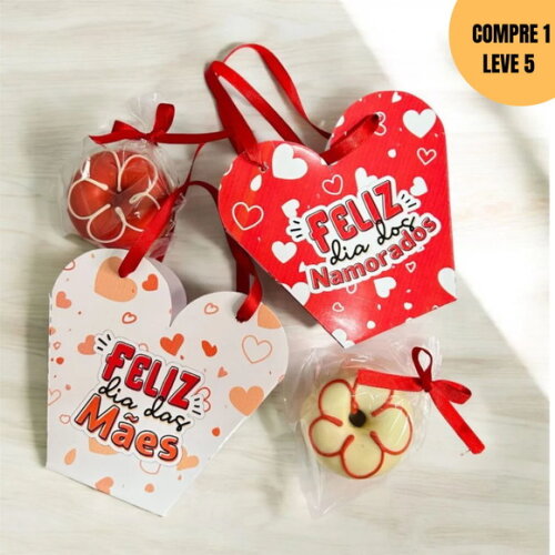 Arquivo Digital Sacolas Coração Dia das Mães/namorados -3153