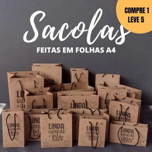 Arquivo Digital Sacolinhas Personalizada Dia das Mães -2410