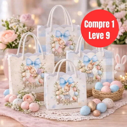 Arquivo Digital Sacolinhas Personalizadas Páscoa -6746