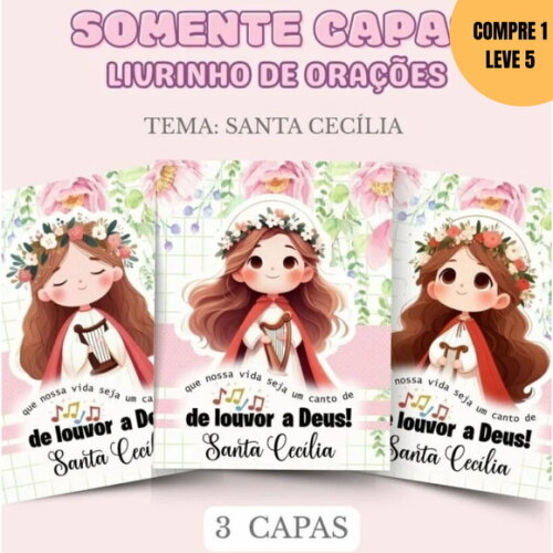 Arquivo Digital Santa Cecília Capa Livrinho de Oração -3841