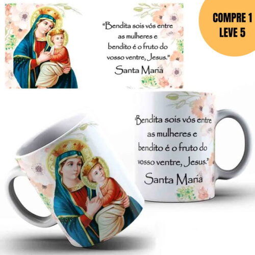 Arquivo Digital Santos Católicos Artes Caneca -5958