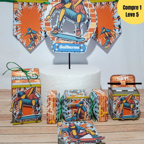 Arquivo Digital Skate Kit Festa Pronta -444