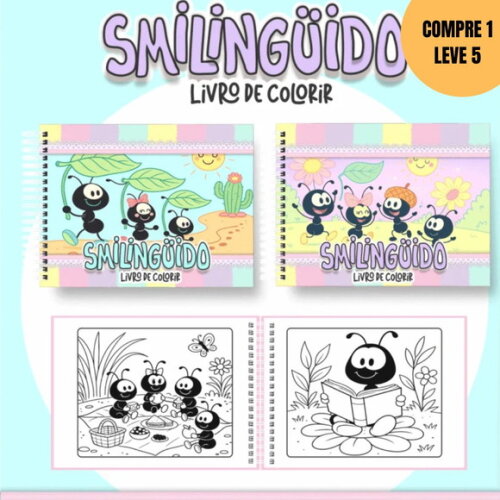 Arquivo Digital Smilinguido Livros de Colorir -4036