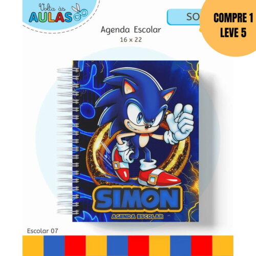 Arquivo Digital Sonic Kit Escolar 2026 -6093
