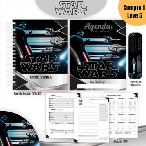 Arquivo Digital Star Wars Kit Escolar 2025 -796