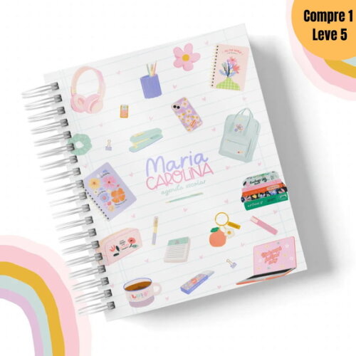 Arquivo Digital Sticker Menina Kit Escolar 2025 -924