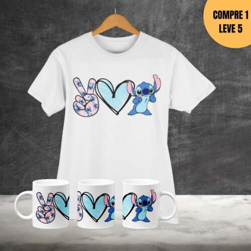 Arquivo Digital Stitch Arte Avulsa Caneca -3934