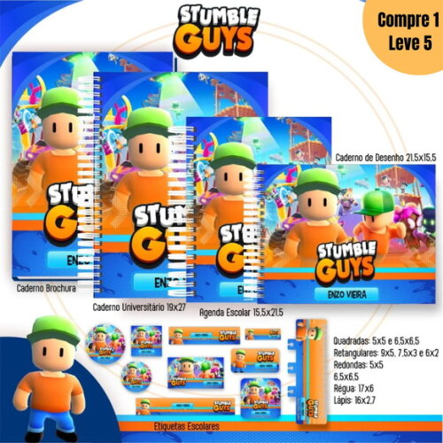 Arquivo Digital Stumble Guys Kit Escolar 2025 -1060