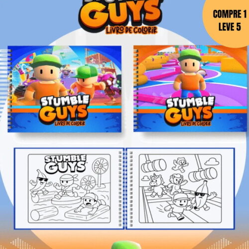 Arquivo Digital Stumble Guys Livros de Colorir -3697