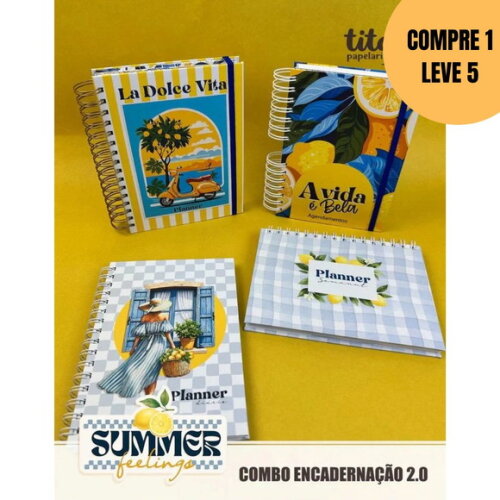 Arquivo Digital Summer Feelings Combo Encadernação -4914