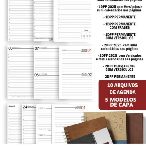 Arquivo Digital Super Combo 10 Agendas 2025 -363