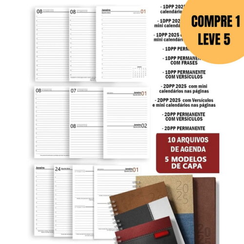 Arquivo Digital Super Combo 10 Agendas 2026 -5398