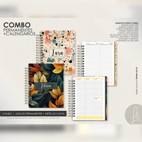 Arquivo Digital Super Combo Agendas 2025 + Calendários -647