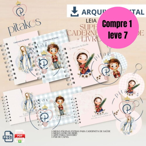 Arquivo Digital Super Combo Cadernetas de Saúde N.s -6417