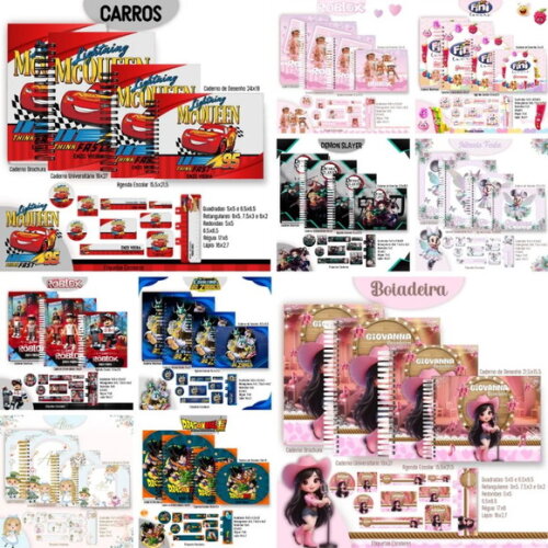 Arquivo Digital Super Combo Pack Escolar 60 Temas -1367