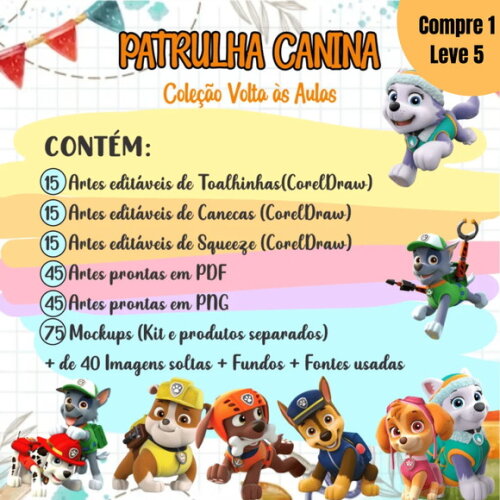 Arquivo Digital Super Herois Sublimação -1341