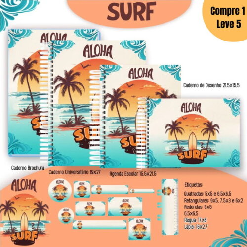Arquivo Digital Surf Kit Escolar 2025 -990