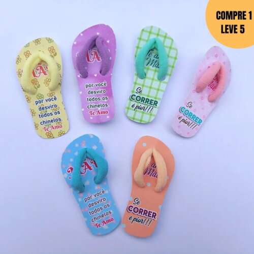 Arquivo Digital Tag Chinelo para Xuxinha Dia das Mães -3133