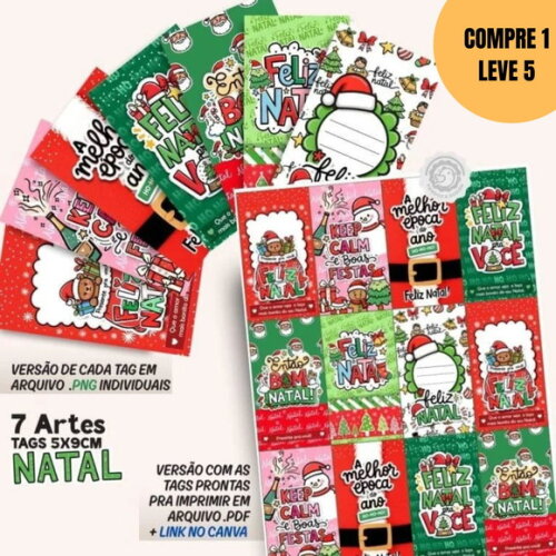 Arquivo Digital Tags de Natal 2025 -5911