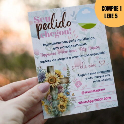 Arquivo Digital Template Canva Cartão Agradecimento -2494
