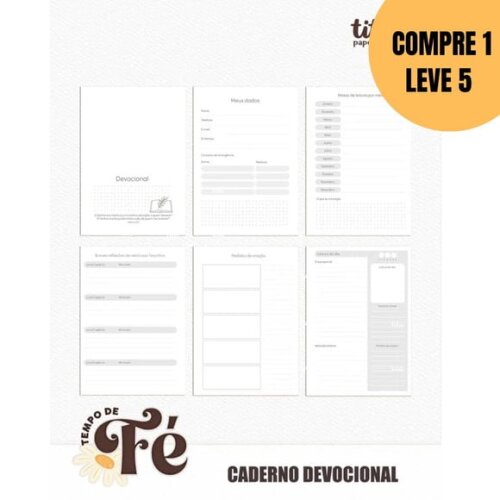 Arquivo Digital Tempo de Fé Combo Masculino -5395