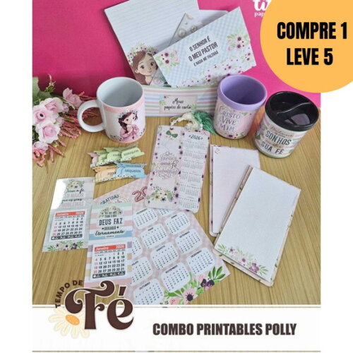 Arquivo Digital Tempo de Fé Printables Polly -5344