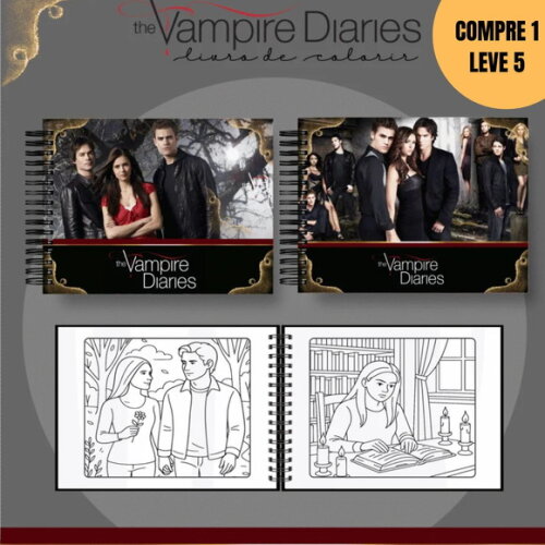 Arquivo Digital The Vampires Livros de Colorir -4545