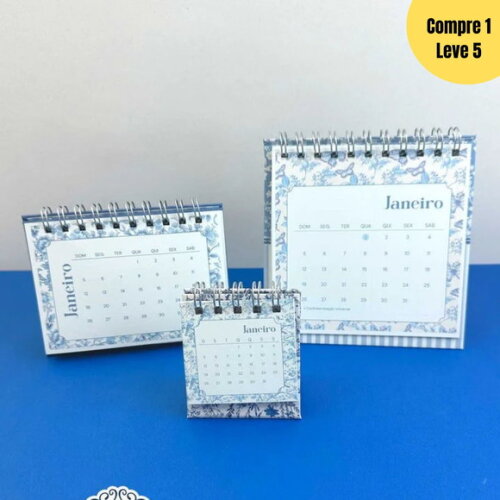 Arquivo Digital Toile de Jouy Kit Calendários 2025 -410