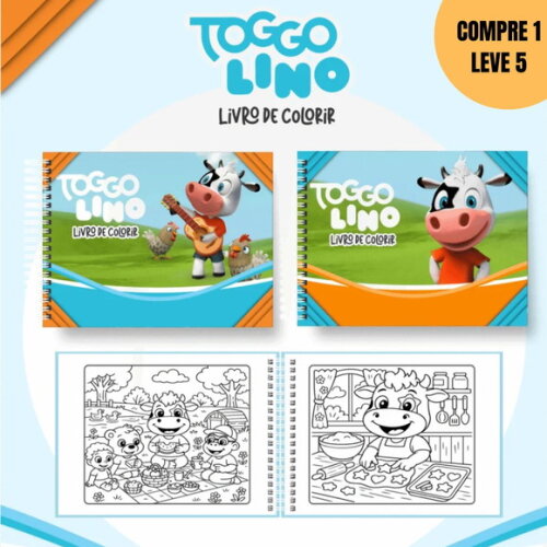 Arquivo Digital Toggo Lino Livros de Colorir -4544