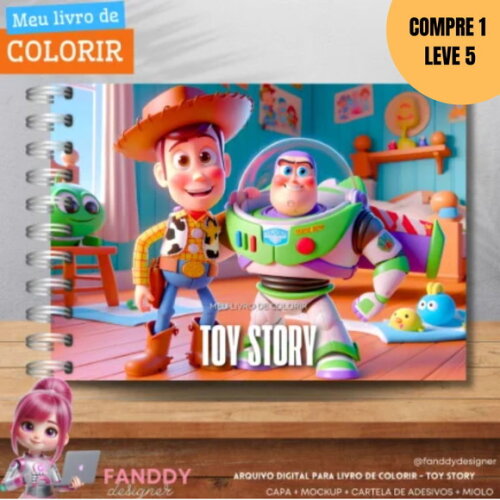 Arquivo Digital Toy Story Livro de Colorir -2341
