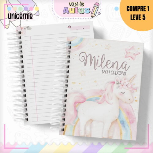 Arquivo Digital Unicórnio Kit Escolar 2025 -1584