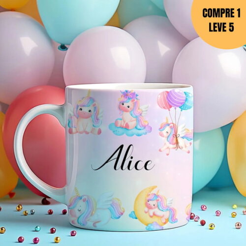 Arquivo Digital Unicórnio Arte para Caneca -1602