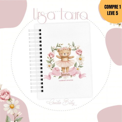 Arquivo Digital Ursa Bailarina Livro do Bebe -3762