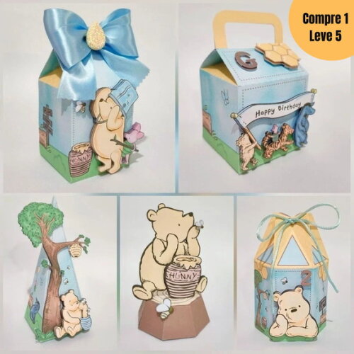 Arquivo Digital Ursinho Pooh Kit Festa Pronta -756