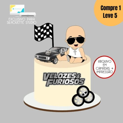 Arquivo Digital Velozes e Furiosos Topo de Bolo -5192