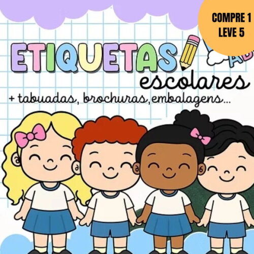 Arquivo Digital Volta às Aulas 2026 Etiquetas Escolares-6106