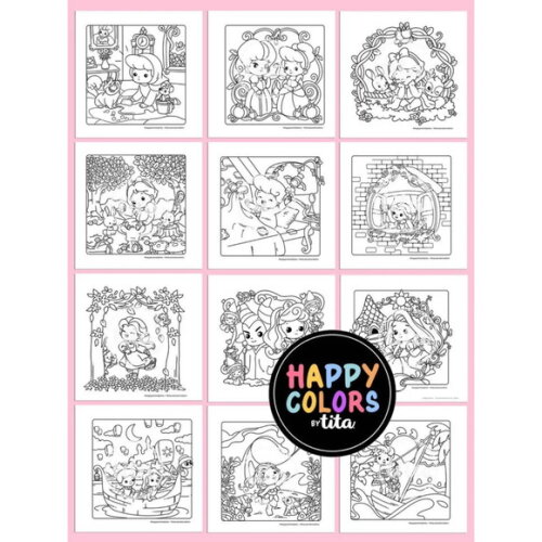 Arquivo Digital Volume 8 Princesas Livro de Colorir -2934