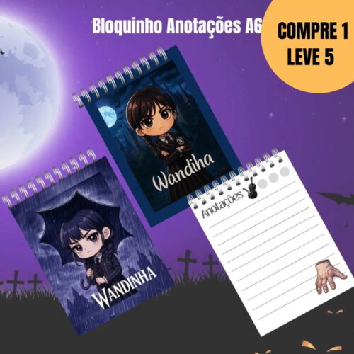 Arquivo Digital Wandinha Kit Escolar -5423
