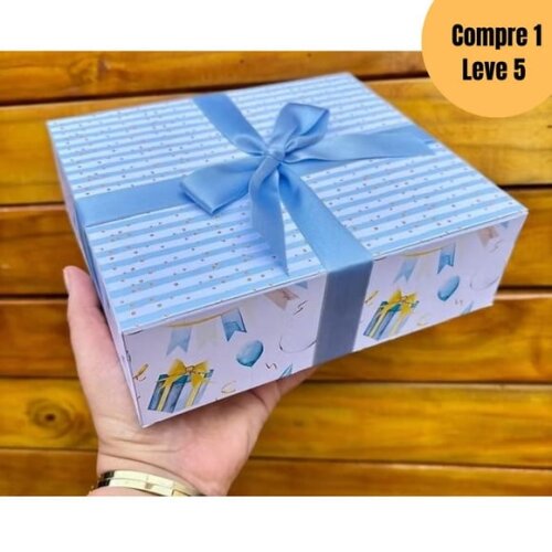Arquivo de Corte Caixa com 4 Abas -5166