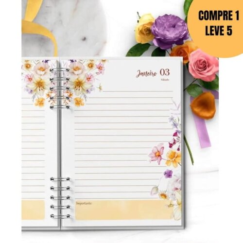 Arquivo Digital Agenda 2026 1dpp Floral Encanto -5680
