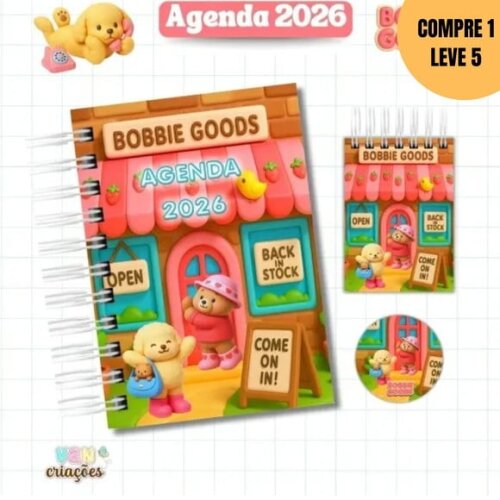 Arquivo Digital Agenda 2026 Datada Bobbie Goods -4530