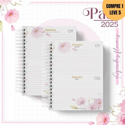 Arquivo Digital Agenda Alfabeto Floral Candy 2025 -249